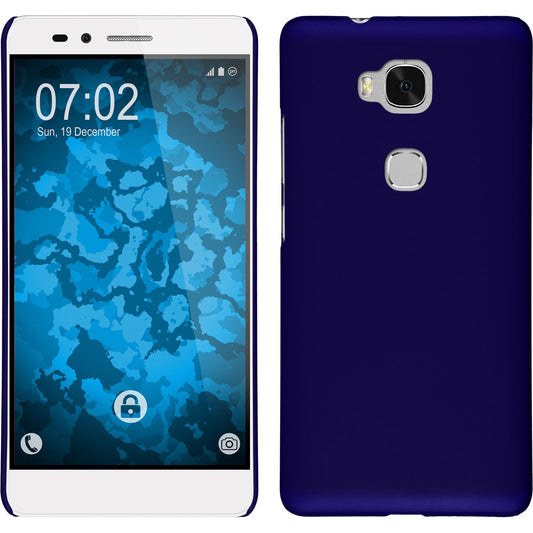 Hardcase für Huawei Honor 5X gummiert blau