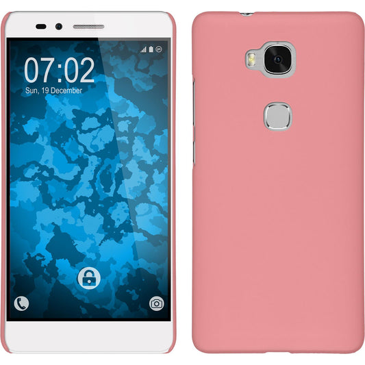 Hardcase für Huawei Honor 5X gummiert rosa