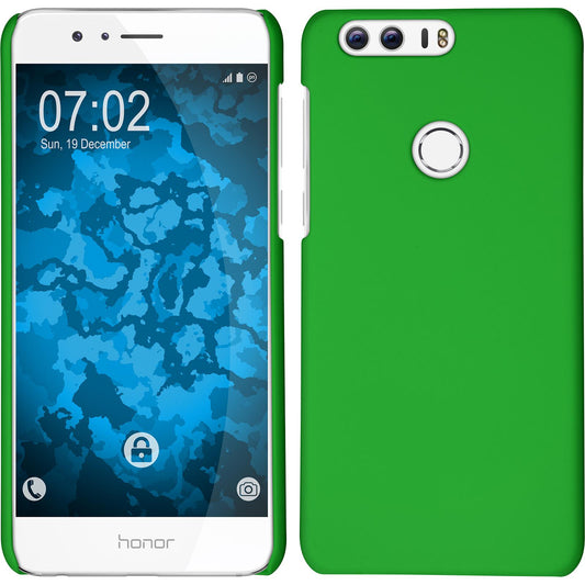 Hardcase für Huawei Honor 8 gummiert grün