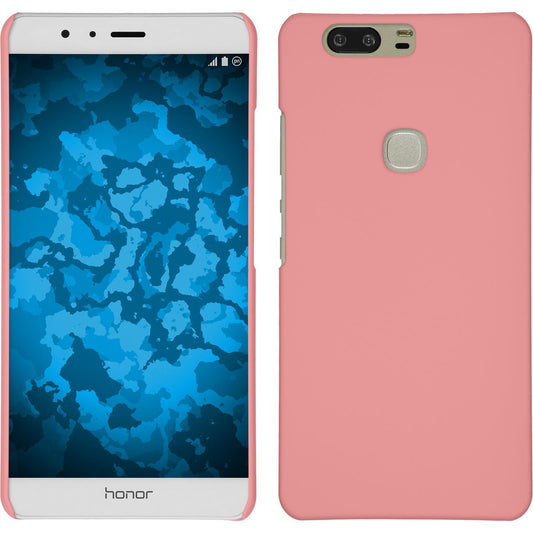 Hardcase für Huawei Honor V8 gummiert rosa