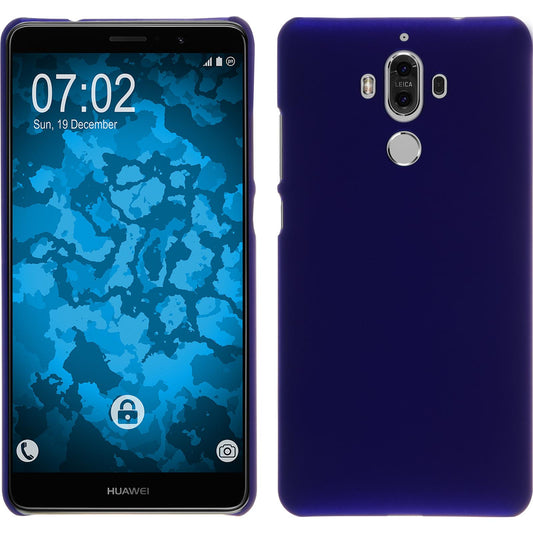 Hardcase für Huawei Mate 9 gummiert blau