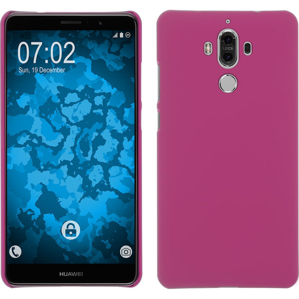 Hardcase für Huawei Mate 9 gummiert pink