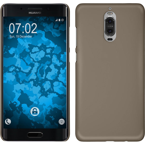 Hardcase für Huawei Mate 9 Pro gummiert gold