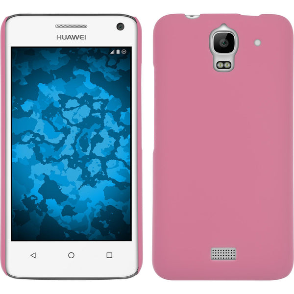 Hardcase für Huawei Y360 gummiert rosa