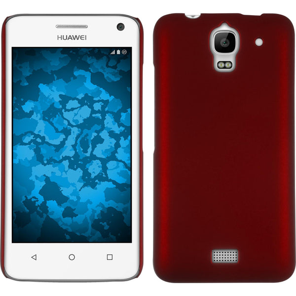 Hardcase für Huawei Y360 gummiert rot