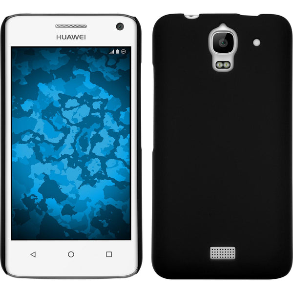Hardcase für Huawei Y360 gummiert schwarz
