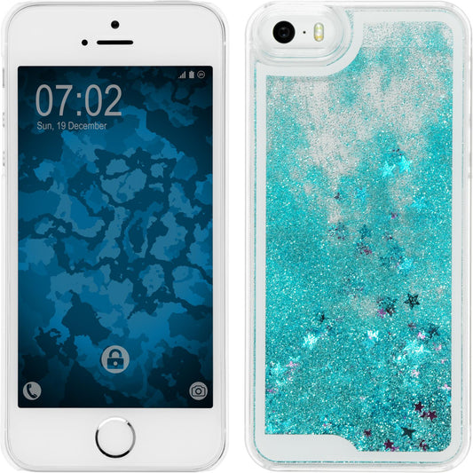 Hardcase für Apple iPhone SE 2016 (1.Gen) Stardust blau