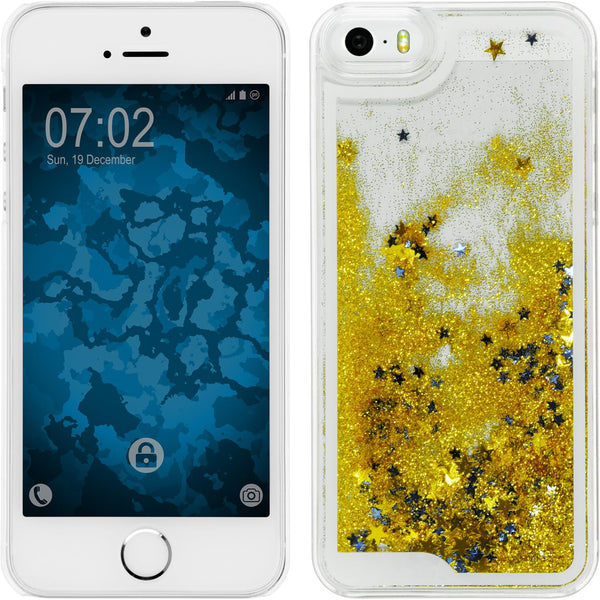 Hardcase für Apple iPhone 5 / 5s / SE Stardust gold