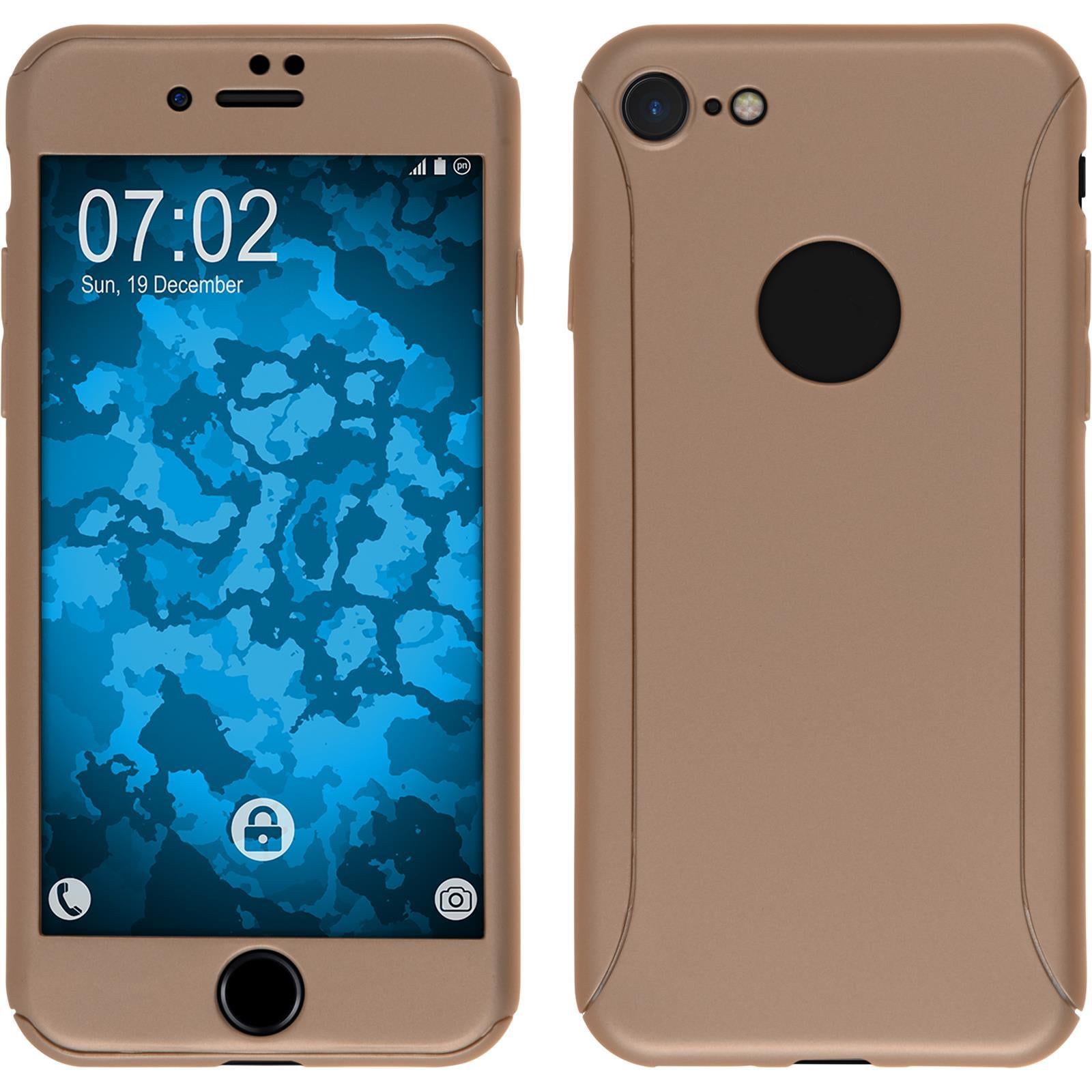 Hardcase für Apple iPhone 7 / 8 / SE 2020 360∞ gold