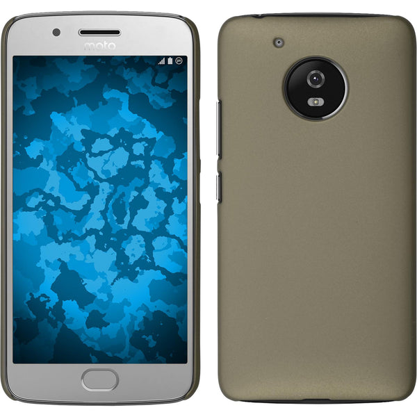 Hardcase für Lenovo Moto G5 gummiert gold