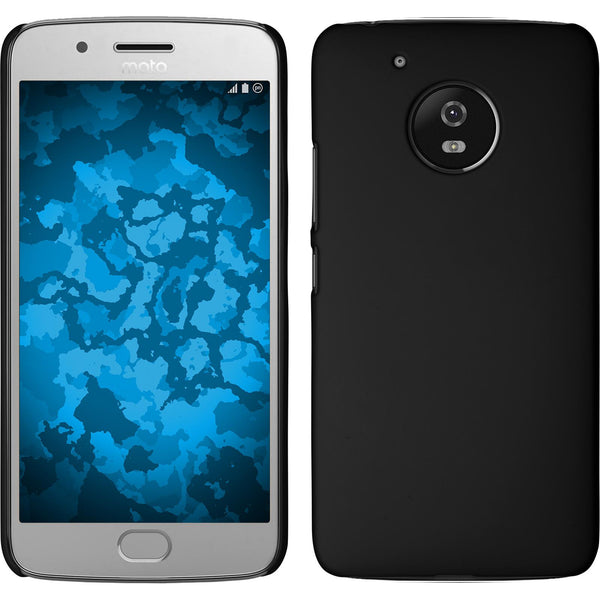 Hardcase für Lenovo Moto G5 gummiert schwarz