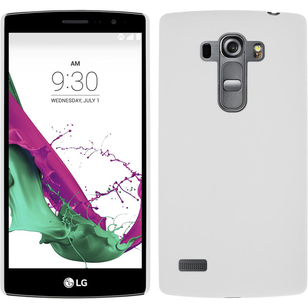 Hardcase für LG G4s / G4 Beat gummiert weiﬂ