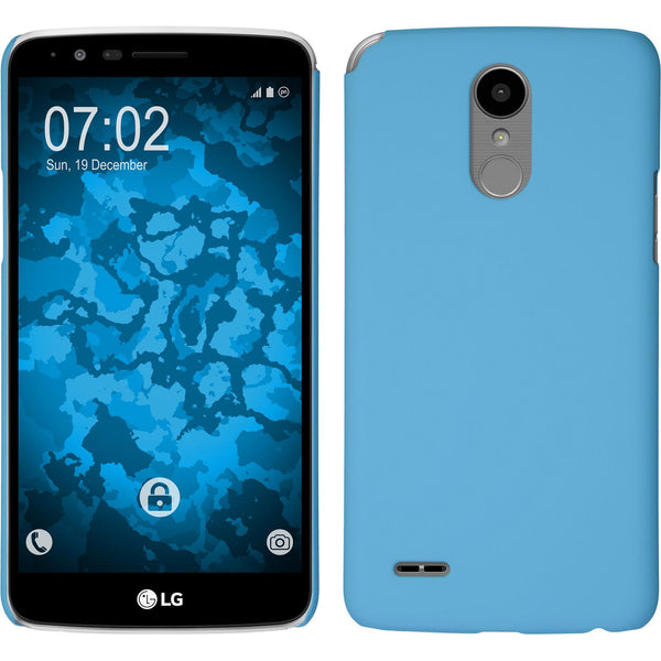 Hardcase für LG Stylus 3 gummiert hellblau