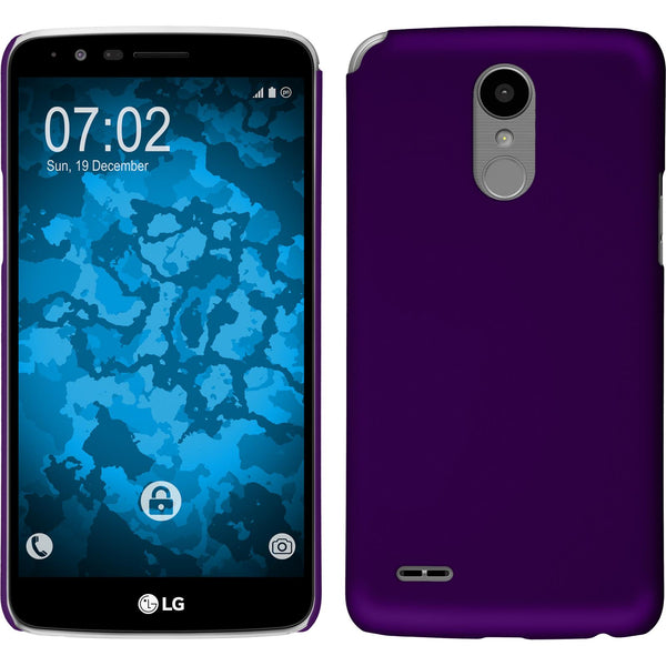 Hardcase für LG Stylus 3 gummiert lila