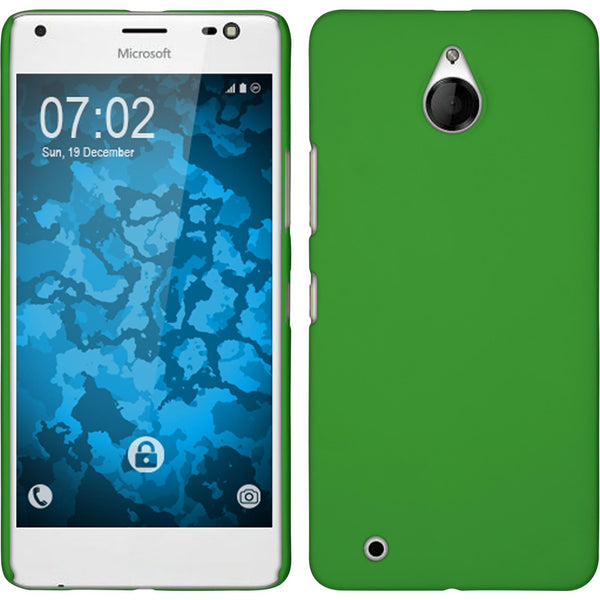 Hardcase für Microsoft Lumia 850 gummiert grün