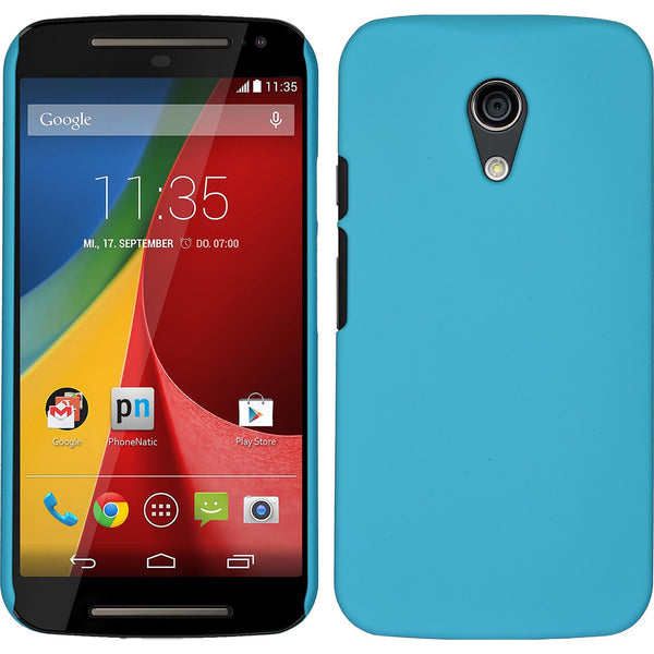 Hardcase für Motorola Moto G 2014 2. Generation gummiert hel