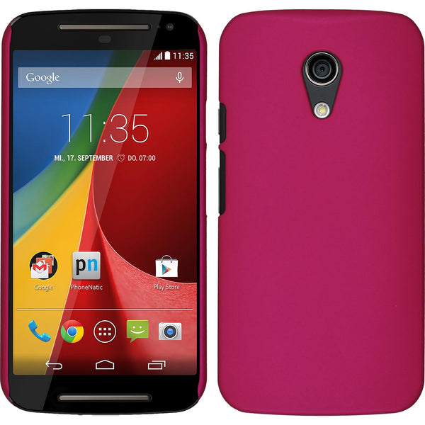 Hardcase für Motorola Moto G 2014 2. Generation gummiert pin