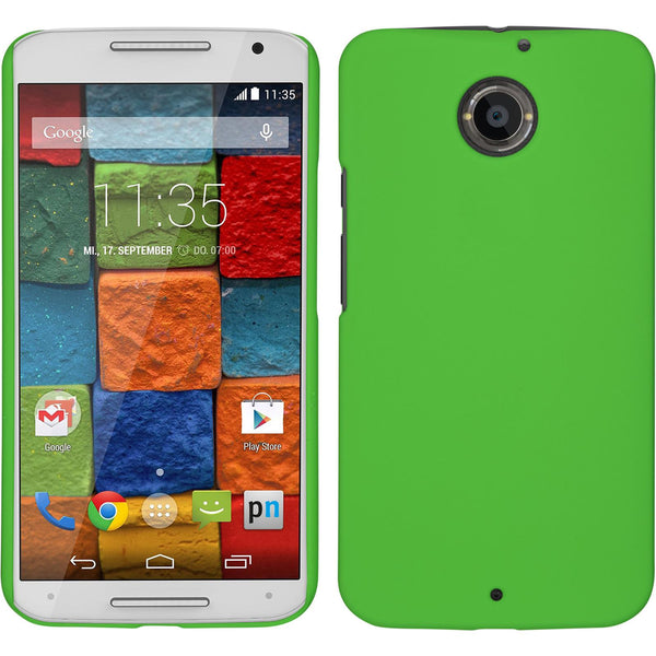 Hardcase für Motorola Moto X 2014 2. Gen. gummiert grün