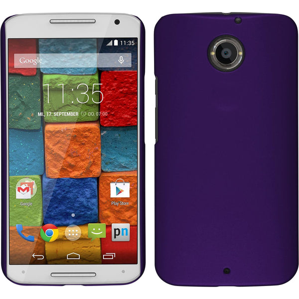 Hardcase für Motorola Moto X 2014 2. Gen. gummiert lila