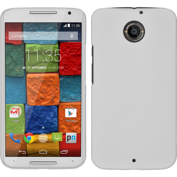 Hardcase für Motorola Moto X 2014 2. Gen. gummiert weiß