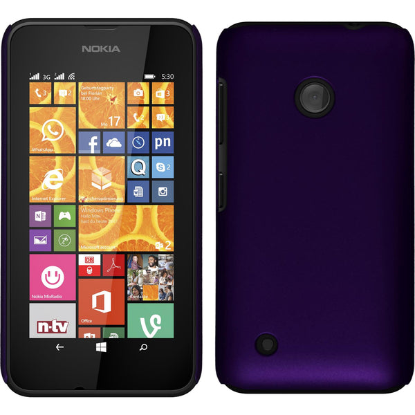 Hardcase für  Nokia Lumia 530 gummiert lila