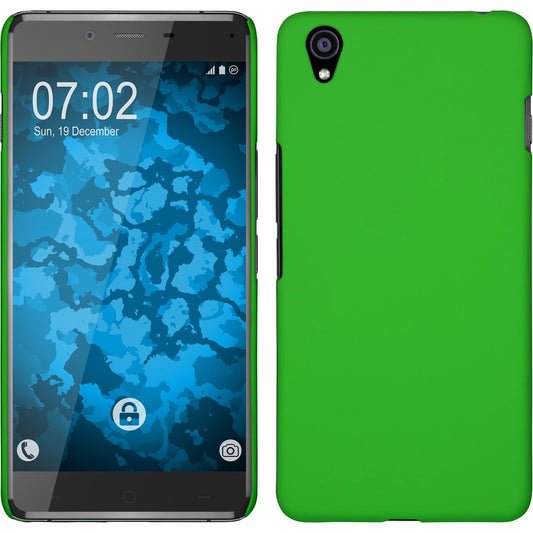 Hardcase für  OnePlus X gummiert grün