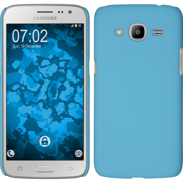 Hardcase für Samsung Galaxy J2 (2016) (J210) gummiert hellbl