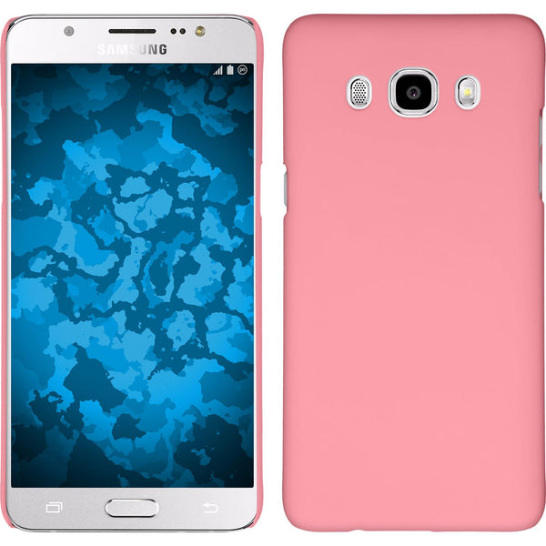 Hardcase für Samsung Galaxy J5 (2016) J510 gummiert rosa