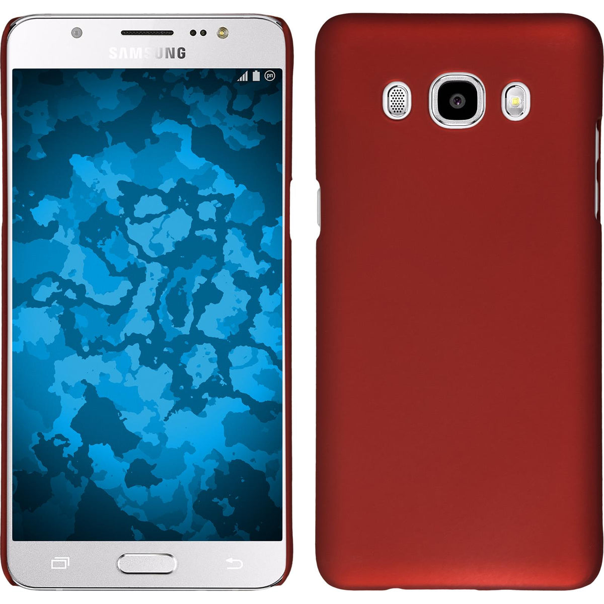 Hardcase für Samsung Galaxy J5 (2016) J510 gummiert rot