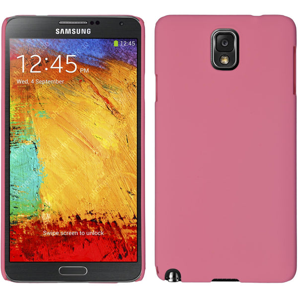 Hardcase für Samsung Galaxy Note 3 gummiert rosa