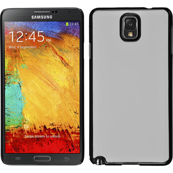 Hardcase für Samsung Galaxy Note 3 Lederoptik weiﬂ