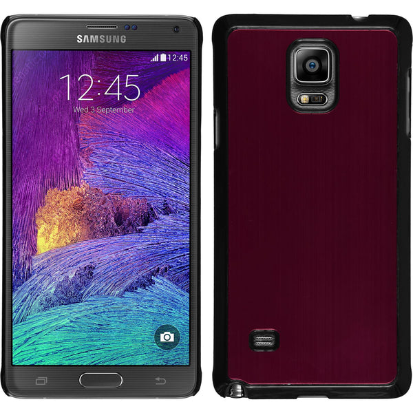 Hardcase für Samsung Galaxy Note 4 Metallic rot