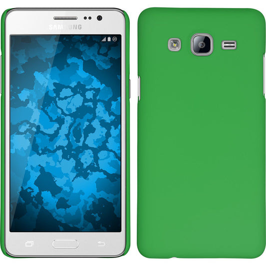 Hardcase für Samsung Galaxy On5 gummiert grün