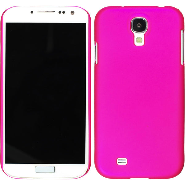 Hardcase für Samsung Galaxy S4 gummiert hellblau