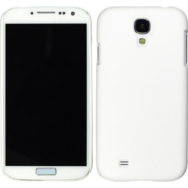 Hardcase für Samsung Galaxy S4 gummiert weiß