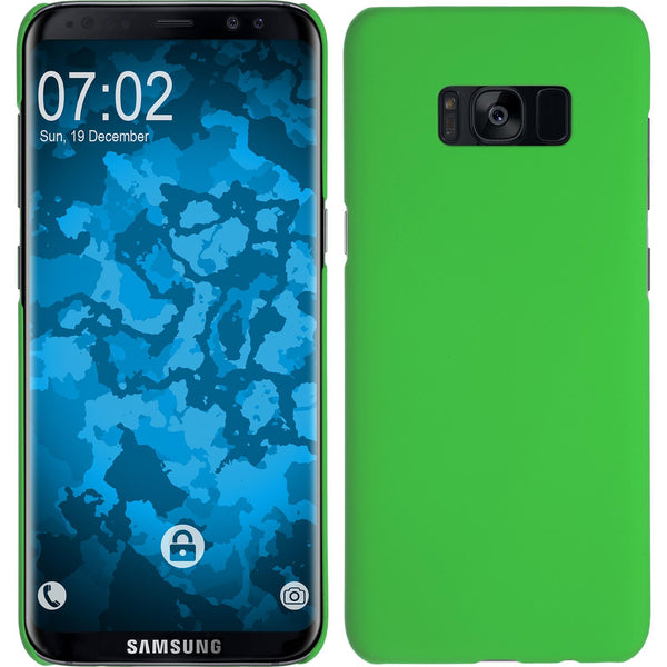 Hardcase für Samsung Galaxy S8 gummiert grün