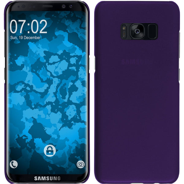 Hardcase für Samsung Galaxy S8 gummiert lila