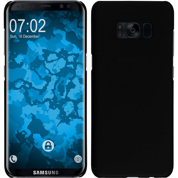 Hardcase für Samsung Galaxy S8 gummiert schwarz