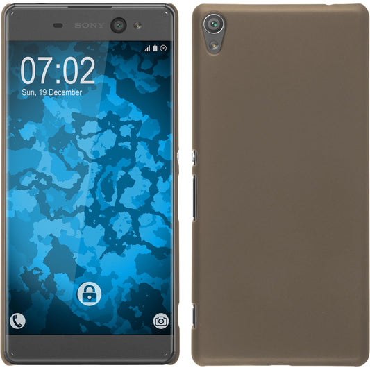Hardcase für Sony Xperia XA Ultra gummiert gold