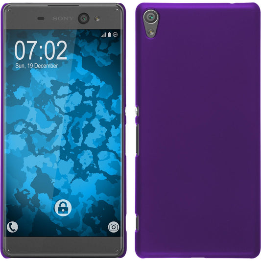 Hardcase für Sony Xperia XA Ultra gummiert lila