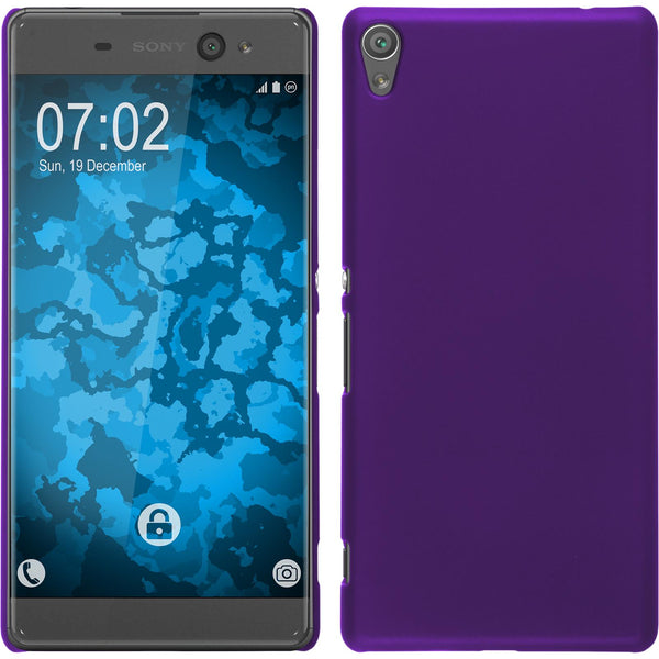 Hardcase für Sony Xperia XA Ultra gummiert lila