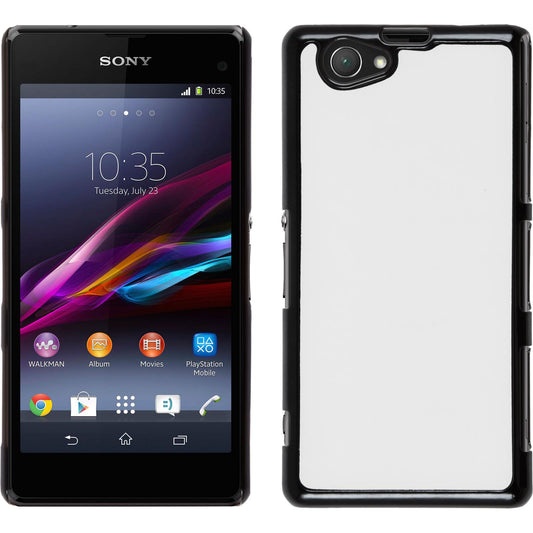 Hardcase für Sony Xperia Z1 Compact Lederoptik weiß