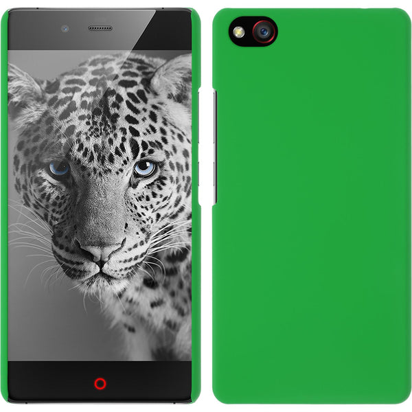 Hardcase für ZTE Nubia Z9 Max gummiert grün