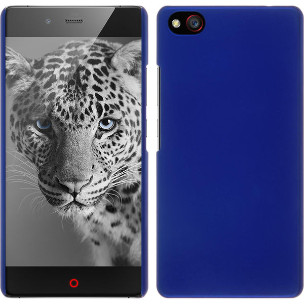 Hardcase für ZTE Nubia Z9 Mini gummiert blau