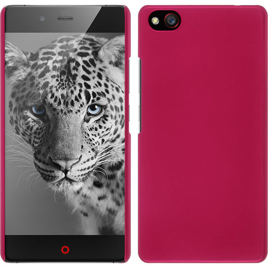 Hardcase für ZTE Nubia Z9 Mini gummiert pink