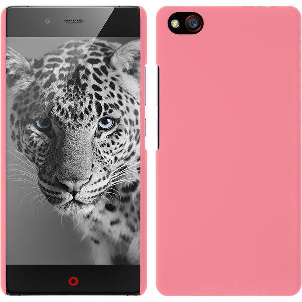 Hardcase für ZTE Nubia Z9 Mini gummiert rosa