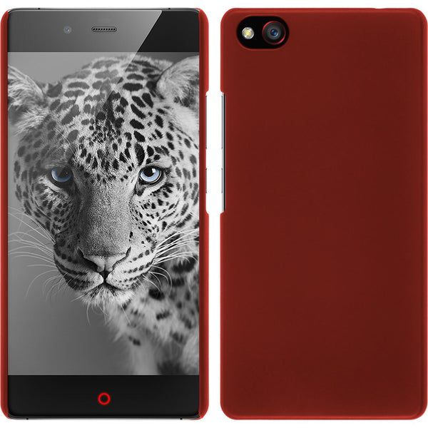 Hardcase für ZTE Nubia Z9 Mini gummiert rot