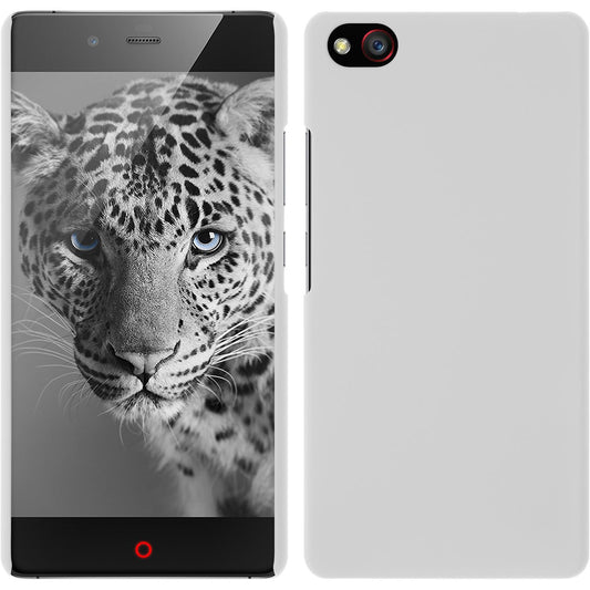 Hardcase für ZTE Nubia Z9 Mini gummiert weiﬂ
