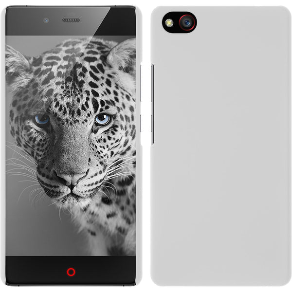 Hardcase für ZTE Nubia Z9 Mini gummiert weiﬂ