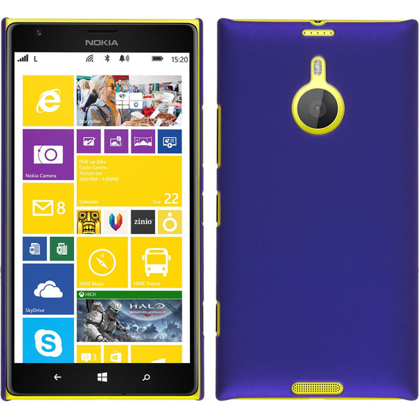 Hardcase für  Nokia Lumia 1520 gummiert lila